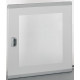 Дверь остеклённая плоская для xl3 160 / 400, для шкафа высотой 600 / 695 мм (1 шт.) legrand