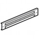Панель щеточная, высота 100 мм для шкафов шириной / глубиной 600 мм, lcs2 (1 шт.) legrand