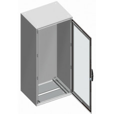 Шкаф sm прозрачная дверь без монтажной платы 1400x800x400 NSYSM14840T