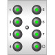 Модуль 8-кнопочный 126 световые технологии