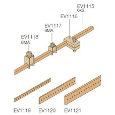 Крепление кабеля d4-35мм2 на шину ev1115 (100шт) EV1118
