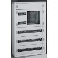 Шкаф распределительный с пластиковым корпусом xl3 160 для модульного оборудования с дополнительным пространством, 3 рейки (1 шт.) legrand 20095