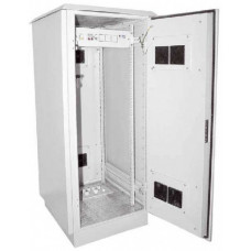 Шкаф уличный 19 дюйм. 33u 720x860, ip55 двустенный, металл передняя и задняя двери, серый itk LO35-33U78-MM55