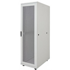 Шкаф серверный 19, 42u, 600х1000 мм, стеклянная передняя дверь, серый (место 2 из 3) itk LS35-42U61-G-2