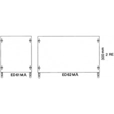 Модуль с монтажной платой 1ряд/2 рейки ED61MA