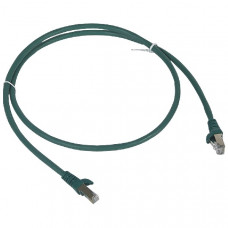 Шнур коммутационный rj - 45, кат. 6, f / utp, lszh, экранированный, 2 м, зеленый (1 шт.) legrand 51851