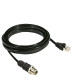 Соединитель кабеля mb+, ip20, 2xrj45, 1xdb9