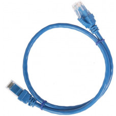 Коммутационный шнур (патч-корд), кат.5е utp, 1м, синий itk PC03-C5EU-1M