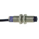 Индуктивный цилиндрический датчик m12 12 24в dc pnp no 3 проводный выступ. монтаж 2m кабель
