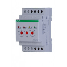 Реле контроля напряжения cp-730 (трехфазный, монтаж на din-рейке, 3x400/230+n 8a 1p ip20) евроавтоматика f&fs EA04.009.004