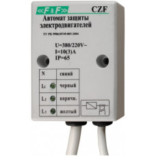 Реле контроля фаз czf (монтаж на плоскость 3x400/230+n 8a 1z ip65) евроавтоматика f&f EA04.001.001