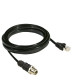 Кабель rs-232 с коннекторами rj45, 3 м