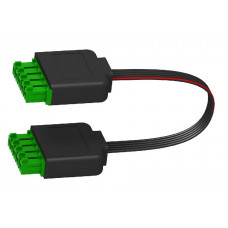 Готовые кабели smartlink с двумя разъемами: 6 коротких (100 мм) серия acti9 A9XCAS06