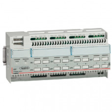 Knx/scs din контроллер многоканальный на din рейку, источник питания 2+2 модулей din, 17,5 мм 2634