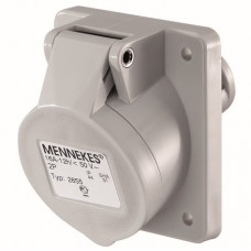 Розетка панельная 2p 16a 12ч 50b ip44 (1 шт.) mennekes 2855