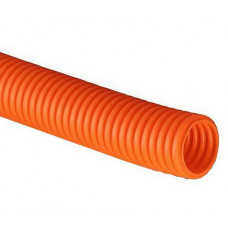 Труба пнд гибкая гофрированная д. 32 мм, легкая без протяжки, 25 м, оранжевый (25 м) dkc 70932