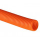Труба пнд гибкая гофрированная д. 32 мм, легкая без протяжки, 25 м, оранжевый (25 м) dkc