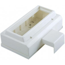 Коробка 3-местная оп для эуи 45x45 белый серия ultra шнейдер электрик ETK20597