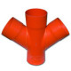 Соединение для четырех двустенных труб, 45° , полипропилен, д. 110 мм (1 шт.) dkc