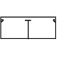 Миниканал с перегородкой tmc 40 / 2 х 17 мм, l 2000 мм (64 м) dkc