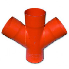 Соединение для четырех двустенных труб, 45° , полипропилен, д. 200 мм (1 шт.) dkc 21200