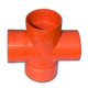 Соединитель x-образный для двустенных труб, 90° , полипропилен, д. 110 мм (1 шт.) dkc