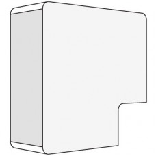 Угол плоский apm 22 х 10 мм, белый (розница 4 шт в пакете, 20 пакетов в коробке) (80 шт.) dkcs 00407R