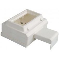 Коробка 2-местная оп для эуи 45x45 белый серия ultra шнейдер электрикs ETK20680
