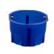 Коробка установочная кмт-010-002 для твердых стен, 60х40, полипропилен, синяя, винты, ip20 ekf
