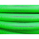 Труба гибкая двустенная дренажная д. 200 мм, класс sn8, перфорация 360°, зеленый (35 м) dkc