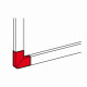 Переходник отвод для кабель-канала/напольный и кабел-канала dlp, 65 мм