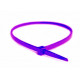 Стяжка кабельная, стандартная, полиамид 6.6, пурпурная, ty400-120-7-50 (50шт)
