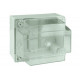 Коробка ответвительная с гладкими стенками, прозрачная 150 х 110 х 135 мм, ip56 (1 шт.) dkc
