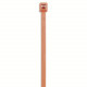 Стяжка кабельная, стандартная, полиамид 6.6, коричневая, ty125-18-1-100 (100шт)