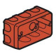 Коробка многоместная для кирпичных стен для изделий mosaic, 3 модуля, глубина 40, batibox (10 шт.) legrand