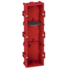 Коробка для кирпичных стен, 3 - х местная, 6 / 8 модулей, вертикальный / горизонтальный монтаж, глубиной 40 мм, batibox (5 шт.) legrands 80143