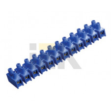 Клеммник зви-3 н/г 1,0-2,5 мм2 12пар синие (10шт) иэк UZV6-003-04