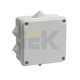 Коробка км41234 оп распаячная для открытой проводки 100х100х50мм ip55 (ral7035, 6 гермовводов) (48шт) иэк