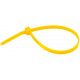 Стяжка кабельная, стандартная, полиамид 6.6, желтая, ty300-40-4 (1000шт)