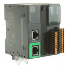 Модульный базовый блок м221-16io реле ethernet пруж разъемы TM221ME16RG