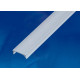 Рассеиватель прозрачный для алюминиевого профиля, ufe-r04 clear 200 polybag пластик. длина 200 см. тм uniel.