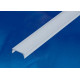 Рассеиватель прозрачный для алюминиевого профиля, ufe-r07 clear 200 polybag пластик. длина 200 см. тм uniel.