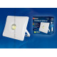 Прожектор светодиодный. ulf-f11-50w/nw ip65 180-240в white корпус белый. белый свет. упаковка картон. tm uniel.