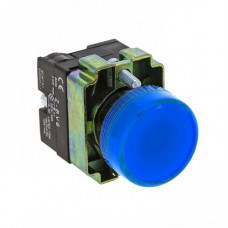 Лампа сигнальная bv66 синяя с подсветкой (20шт) ekf xb2-bv66