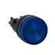 Лампа сигнальная ens-22 синяя с подсветкой 220в (10шт) ekf